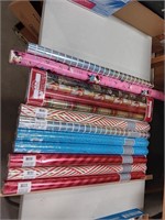 Hallmark Christmas Wrapping Paper. Seven unopened