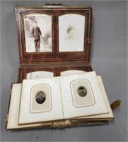 Photo Albums; Cabinet Cards; Tintypes Nearly Full