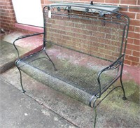 Wrought Iron Bench