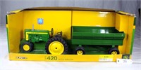 John Deere 420 w/Wagon (in box)