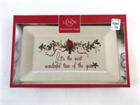 Lenox Christmas Platter 14.5"