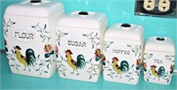 Canister Set w/ Roosters