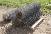 (4) Rolls of Chain Link Fence, Approx 5Ft