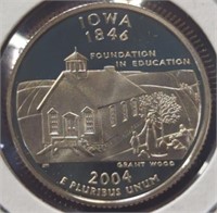 Proof 2004S Iowa quarter