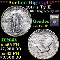 ***Auction Highlight*** 1917-s Ty II Standing Libe