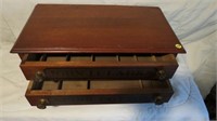 Vintage John J. Clarks Spool Cabinet. 2 drawer (21