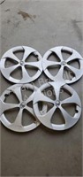 Set of four Toyota Prius hubcap covers