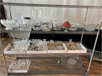 Cut Crystal Stemware, Bowls, Vases, Decor