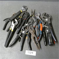 Large Lot of Pliers & More