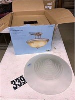 3-light overhead lamp, & ceiling light fixture