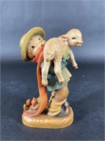 Anri Child Carrying Sheep with Squirrel & Bunny