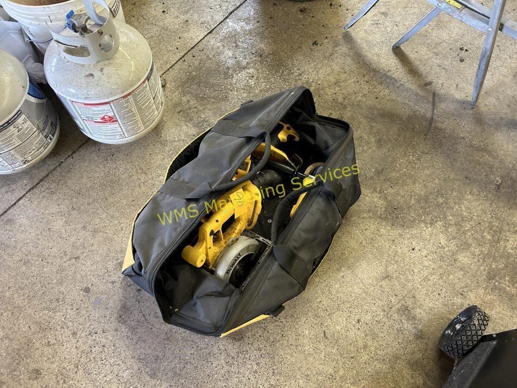 Dewalt 18V Sawzaw, Angle Drill, Circular Saw,