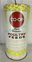 Co-op poultry advertising feeder