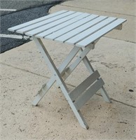 FOLDING WOODEN PATIO TABLE