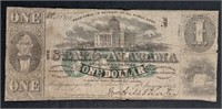 1863  $1  State of Alabama    VG