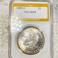 1899-O Morgan Silver Dollar PGA - MS65