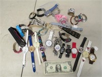 Large Lot of Assorted Watches - Untested