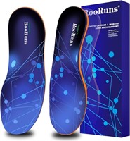 RooRuns Plantar Fasciitis Arch Support Insoles, Ex