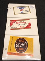 108 vintage beer labeis