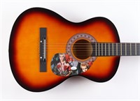 Autographed Billy Idol Acoustic Guitar