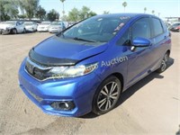 2019 Honda Fit 3HGGK5H89KM749011 Blue