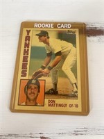 Don Mattinghy Rookie Card 1984 Topps