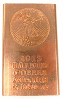 2013 Half Pound .9995 Copper Bar