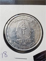 1990 Mardi Gras Gods of Ancient Egypt Coin