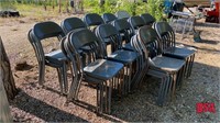 56 Metal Stacking Chairs
