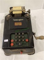 Vintage Remington adding machine sold from the