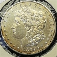1883 Morgan Silver Dollar $1 XF CoinSnap