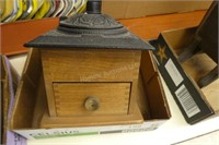 Vintage dovetail coffee grinder
