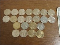 22 Uncirculated Ike Dollars - 8 Bicentennials