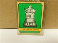 1972-73 TOPPS CONN SMYTHE TROPHY CARD