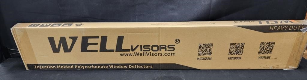 Well Visors injection molded polycarbonate window