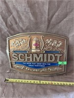 21"x16" Schmidt Beer Sign