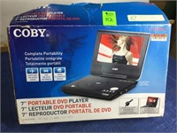 Coby 7 inch portable DVD player