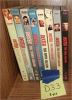 8 Dexter seasons DVDs