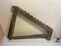 Antique Wooden Wagon Jack