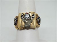 10K FRATERNAL ELKS RING