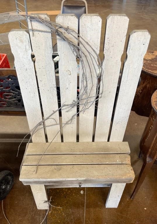 Small Outdoor Flower  Bed Bench ( NO SHIPPING)