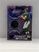 2023 NFL Zenith Aaron Rodgers Zones In Jersey Card