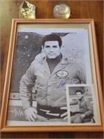 Autographed Photo + Paperweights 1 with Coin