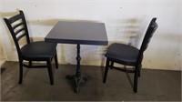 Bistro Table w/Cast Base & 4 Chairs