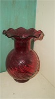 Cranbery vase