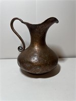 Hammered copper tea pot