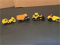 Lot of Miniature Construction Equipment (Lesney,