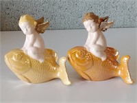 Vintage Ceramic  Angel Fish