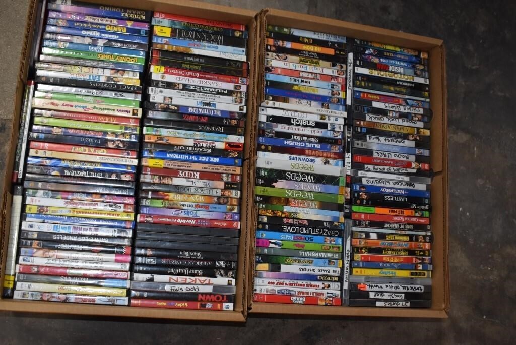 Large Lot of DVD Movies. Family, Weeds TV Series