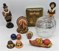 (LJ) Fall and Thanksgiving decor including salt